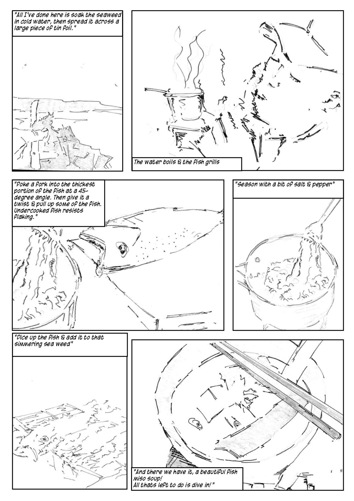 page 7tuck in & dive in comic